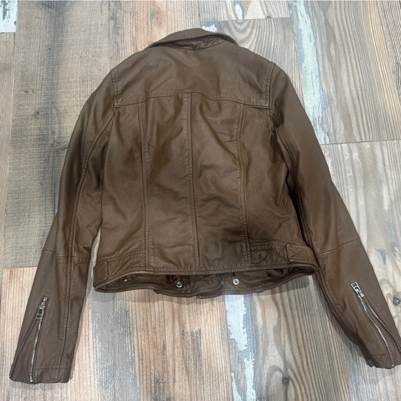 Slate & Willow Brown Bomber Jacket - Picture 4 of 5
